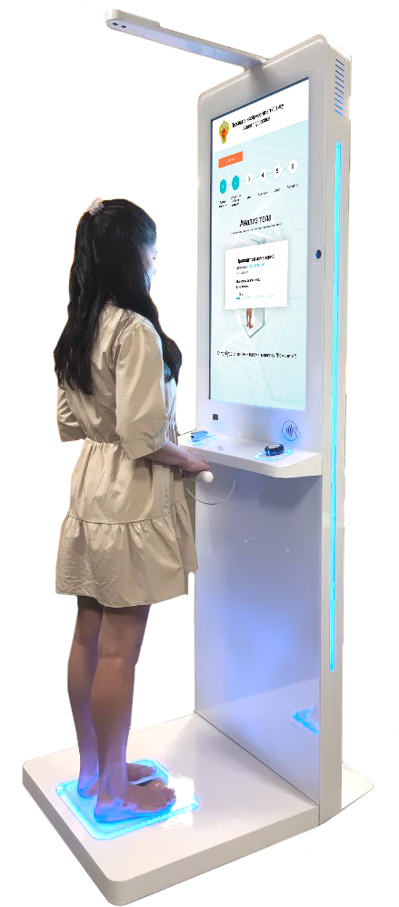 Стенд с пациенткой